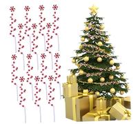 Cabilock 25pièces Décorations Canne De Bonbon pour Sapin De Noël Ornements Torsadés Forme De Canne à Sucre Décorations Festives pour Fête Et Sapin De Noël
