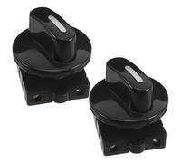 Cabilock 2ensemble Commutateur Rotatif Positions Vitesses avec Bouton pour Ventilateur et Chauffage Sélecteur de Vitesse Kit Adapté aux Hottes et Fours