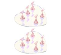 Cabilock 2ensembles Présentoir Magnétique pour Ongles Support Entraînement pour Faux Ongles Présentoir Acrylique pour Manucure pour DIY et Salon