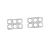 Cabilock 2Pcs Moule de Support de Stockage d'oeufs Kits de Fabrication de Porte-clés glaçon Moule résine Moule pour résine époxy Moule de Bricolage de Support de Stockage d'oeufs Blanche