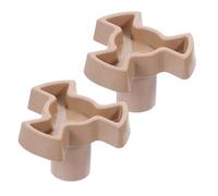 Cabilock 2pièces Coupleurs pour Plateaux Tournants de Micro-ondes Axes de Rechange Accessoires pour Plateau Tournant de Micro-ondes Supports de Coupleur