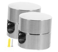 Cabilock 2pièces Crochets De Suspension Métalliques pour Câbles Électriques Fixation Plafonnier Vintage Aluminium Chromé Accroches Faciles pour Lampes Suspendues DIY Éclairage Intérieur