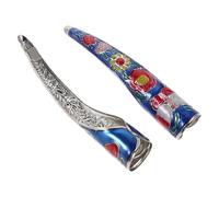 Cabilock 2pièces Faux Ongles Forme de Griffes de Reine Antique Bagues Ongles Détachables pour Femmes pour Halloween Danse Cosplay et Mascarade