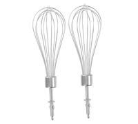 Cabilock 2pièces Fouet à Œufs Acier Inoxydable Lot De Têtes Pour Mélangeur Électrique Outil De Mixage Pour Crème Et Œufs Essoreuse à Laitue Et Fouet Plat