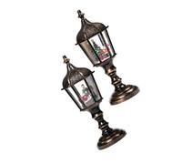 Cabilock 2pièces Lanterne Boule à Neige Lumineuse De Noël Lanterne Musicale De Noël avec Alimentation USB Et Piles Décorations De pour Maison Et Bureau