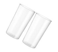 Cabilock 2pièces Lot de Vases Cylindriques Transparents pour Composition Seaux Rustiques pour Magasin De Fleurs Ou Décoration Intérieur