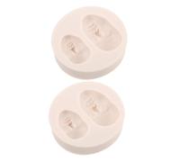 Cabilock 2pièces Moule Silicone Pour Visage Moules à Dessert Forme De Visage Multifonctions Pour Pâtisserie Et Bonbons Usage Domestique Et Professionnel