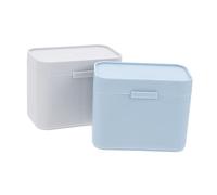 Cabilock 2pièces Organisateur De Salle De Bain Boîte à Outils De Manucure pour Ranger Dissolvants Vernis à Ongles Et Accessoires De Nail Art