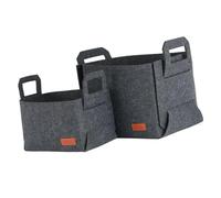 Cabilock 2pièces Panier De Rangement Feutre Organisateur De Vêtements Pour Articles Divers Seau De Rangement Pour Maison