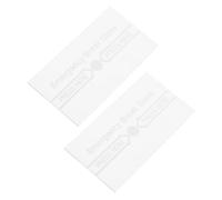 Cabilock 2pièces Panneau De De Verre Pour Urgence Couvercle Alarme Incendie Manuel Panneau De Verre De Sécurité Protection Incendies Alarme Manuel