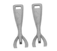 Cabilock 2pièces Pince à Steak Inoxydable Pour Poêle à Fajitas Fourchettes Plaques Chauffantes Accessoires De Cuisine Pour Barbecue Et Four