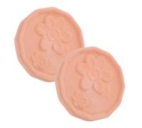 Cabilock 2pièces Récipient à Sucre Argile Forme De Fleur Humidificateur Pour Garde-manger Disque Adoucissant Pour Sucre Conservation Aliments