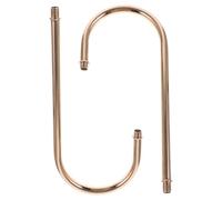 Cabilock 2pièces Tube Courbé Fileté Pour Lampe Murale Accessoire Tige Luminaire Diy Pour Réparation Et Extension De Suspension