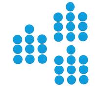 Cabilock 3 Ensembles Autocollants Réparation Étanches PVC pour Produits Gonflables Auto Adhésifs pour Jouets Et Tentes 10 Pièces * 3