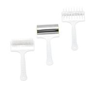 Cabilock 3 Ensembles Kit De Outils Pour Pizza Acier Inoxydable À Pâte Lisse Roulette À Pâte Sans Bavure Appareil Pour Pizza Pratique Pour Pâtisserie Et Boulangerie 3 Pièces * 3