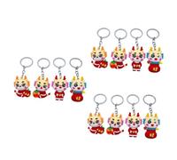 Cabilock 3 Ensembles Porte-Clés Dragon Chinois Créatif Porte-Clés Année Du Dragon Pendentif De 4 Pièces Pendentif Dragon Porte-Clés Pendentif Porte-Clés 2024 4 pièces * 3