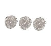 Cabilock 3 Ensembles Stores Tirer Perles Corde de Perle de Rideau Ventilateur à Main Pliable chainette Store Enrouleur Chaîne de Stores à Rouleau chaîne de Traction Boule perlée Métal
