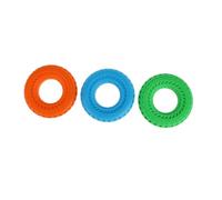 Cabilock 3 pièces Anneaux de Renforcement de Préhension Silicone Exerciseur Doigts Antidérapant et Résistant à Eau pour Musculation Main et Rééducation