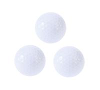 Cabilock 3 Pièces Balles Lumineuses LED de Nuit, 45g, Surlyn Blanc | Twilight Golf et Tournois Glow Ball, Reste Active 8 à L’impact, Se Relance à Chaque Coup