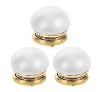 Cabilock 3 pièces Broche Magnétique Ornement Imitation Bouton Chemise et Blouse Clip Serre-pull Élégant pour Tenue Délicate et Prévention Exposition