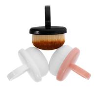 Cabilock 3 pièces Brosse Dépoussiérante Ongles Lot Brosse Plumeau Douce avec Manche Court Ergonomique Nettoyage Sûr et Ferme pour Manucure Professionnelle