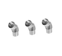 Cabilock 3 Pièces Coudé Acier Inoxydable pour Tuyau de Poêle Raccord de Fumisterie pour Camping et Système de Élégant et Durable