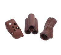 Cabilock 3 pièces Décoration Aquarium Céramique de Sable pour Crevettes et Poissons Pot de Reproduction pour Aquarium Cachette Polyvalente pour Poissons et Crustacés