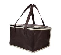 Cabilock 3 Pièces Isolant en Feuille d'aluminium Thermique à Pizza de Nourriture Chaude de Camping Sacoche Rangement Sacoche de Rangement d'épicerie Coffee