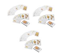 Cabilock 3 Pièces Jeu de Cartes Mexicain Espagnol, 1 Jeu, Papier, pour | Facile à Apprendre, Format Portable, Usage Polyvalent, Loisirs et Soirées, Cartes à Jouer Mexicaines