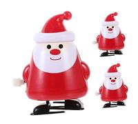 Cabilock 3 Pièces Jouets Mécaniques à Remonter Père Noël Décorations de Fête de Noël de Table pour Garçon Fille et Invités Jouets de Fête Charmants et Réutilisables