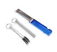 Cabilock 3 pièces Kit pour Nettoyage de Brosse Nylon Haute Densité et Aiguilles Inox Outil Encrassement pour Jet et Dépôts Carbonés