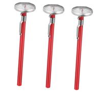 Cabilock 3 Pièces Lot de 3 Thermomètres Mécaniques pour Climatisation Automobile Mt20, Petit Thermomètre Intérieur et Extérieur de Voiture en Plastique et Acier Inoxydable, Affichage Clair