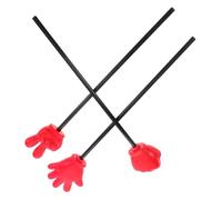 Cabilock 3 pièces Mini Sticks Mousse pour Doigt Pointeurs de Classe pour Enseignants et Garçon Fille Accessoires de Jeu Papier Ciseaux Rouges pour et Activités Maternelle