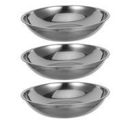 Cabilock 3 Pièces Plateau pour Balance de Cuisine Acier Inoxydable Résistant et Compatible pour Pesée Mécanique et Électronique Cuisine et Laboratoire