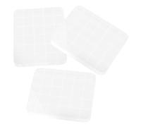 Cabilock 3 pièces Set de Blocs Tampons Acryliques Transparants avec Quadrillage pour Scrapbooking DIY Précis Outils Légers et Résistants pour Loisirs Créatifs