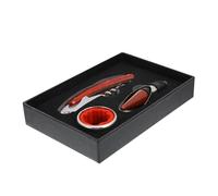 Cabilock 3 pièces Set de Tire-Bouchon Vin Acier Inoxydable avec Ouvre-Bouteille Ergonomique Décapsuleur Multifonction et Collier pour Bouteille de Vin Rouge