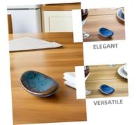 Cabilock 3 Pièces Support Cuillère Céramique Chaleur pour Cuisine Lot de Repose Cuillères Polyvalents pour Ustensiles Compatible avec Différents Formats pour Plan de Travail et Cuisinière