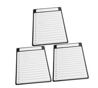 Cabilock 3 pièces Tableau Magnétique Aimanté pour Frigo Pet Réutilisable pour Liste de Courses Mémo et Planning Effaçable à Sec Surface Lisse et Pratique pour Organisation Quotidienne