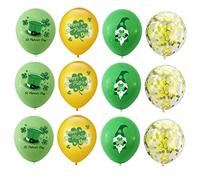 Cabilock 30 Pièces Ballons Latex pour Saint Patrick Décorations de Fête avec Motif Fournitures de Fête Festives