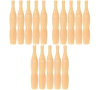 Cabilock 30 Pièces Bowling de Table Miniature en Plastique Beige, | Machine de Bowling sur Table et Jeu de Table, Pièce Pratique, Ne Se Déforme Pas Facilement