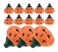Cabilock 30 Pièces Décoration de Citrouille Figurine Miniature PVC Réaliste Portable