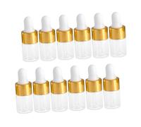 Cabilock 30 pièces Flacons Verre avec Pipette Compte-gouttes Étanches Recharge Réutilisable pour Huiles Essentielles Parfums Cosmétiques Voyage et DIY