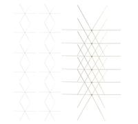 Cabilock 30 Pièces Formes de Flocon de Neige en Cuivre pour Perlage Diy, | Structure Filaire Flexible et Robuste, Projets Créatifs, Ornements de Noël, Couleur Cuivre, Lot Artisanal