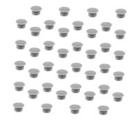 Cabilock 300 Pièces Bouchons de Trou Plastique Gris Caches Percements Ronds pour Meubles Étagères Armoires Faciles à Installer Complet pour Couverture de Perçage
