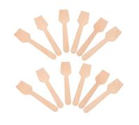 Cabilock 300 Pièces Mini pour Couverts Naturel pour Glaces Yaourts Desserts Café pour Traiteurs et
