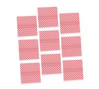 Cabilock 300 pièces Papier Alimentaire à Carreaux Graisse Papier Sulfurisé Pratique pour Burgers Sandwichs et Alimentaire Lot Rouge