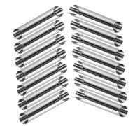 Cabilock 35 Pièces Moules Tubes Cannoli Acier Inoxydable Forme Spirale pour Croissants Danois et Facile à Nettoyer Pâtisserie Quotidienne