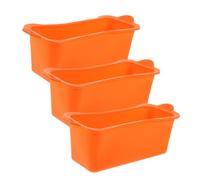 Cabilock 3pièces Doublure Silicone Réutilisables Pour Récipients à Graisse Accessoires De Barbecue Tapis De Des Graisses Facile à Nettoyer