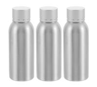Cabilock 3pièces Flacons De Voyage Aluminium Flacons Vides Rechargeables Et Étanches Avec Bouchons à Vis Pour Soins Peau Et Cosmétiques