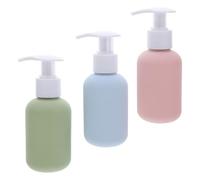 Cabilock 3pièces Flacons de Voyage Vides Distributeur de Lotion pour Soins de Peau Contenant de Savon pour Mains et Gel Douche Portable